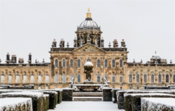 Snow at Castle Howard